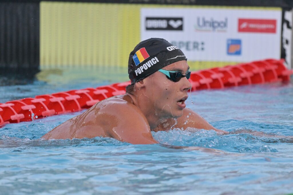 David Popovici, în finala de la 200 m liber la Roma - Știri
