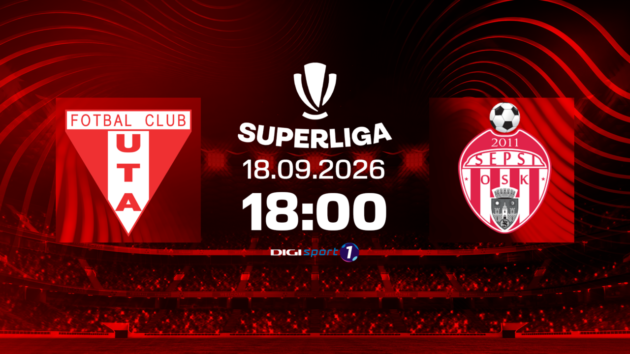 UTA - Sepsi 0-0, ACUM, pe Digi Sport 1. Arădenii caută a 3-a victorie în SuperLigă - Fotbal românesc